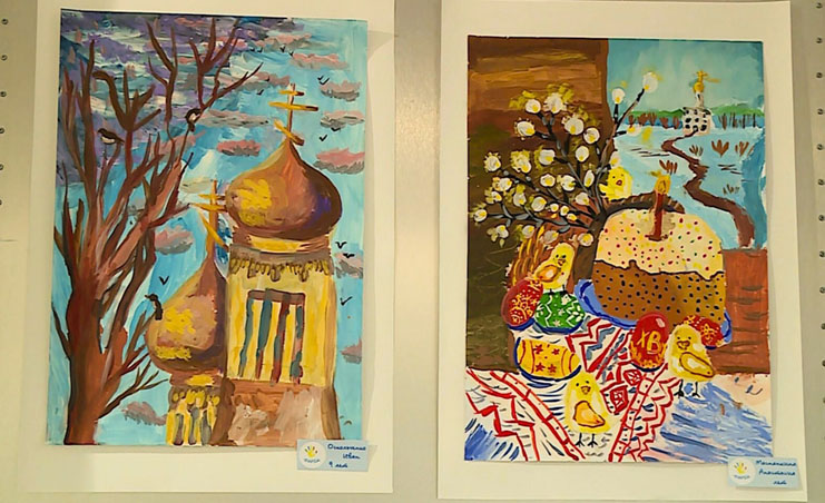 Выставка детских рисунков «Пасхальная радость» работает в Музее истории Могилева