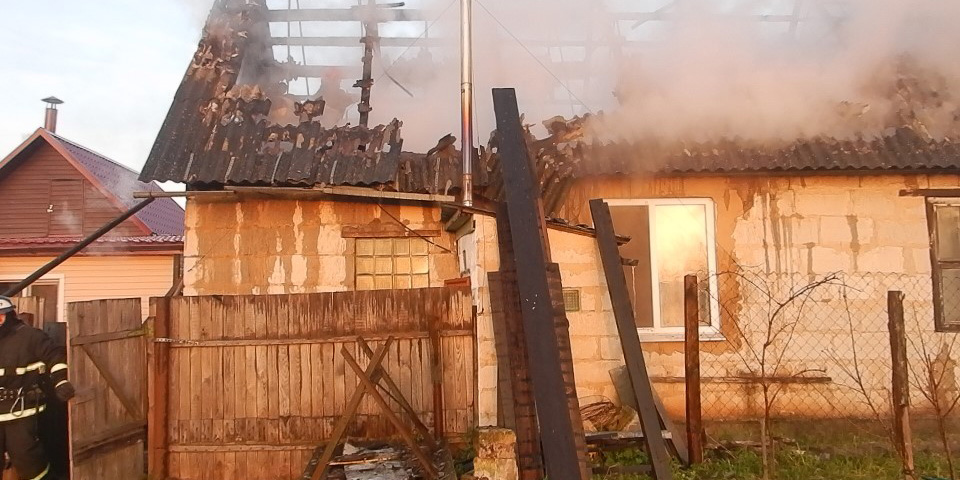 Баня горела в Могилеве