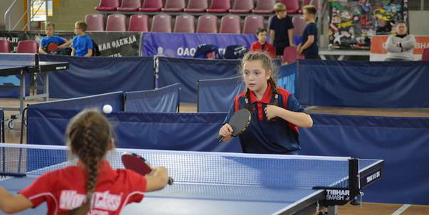 Могилевская команда победила в первом туре командного первенства Беларуси среди юношей и девушек по настольному теннису