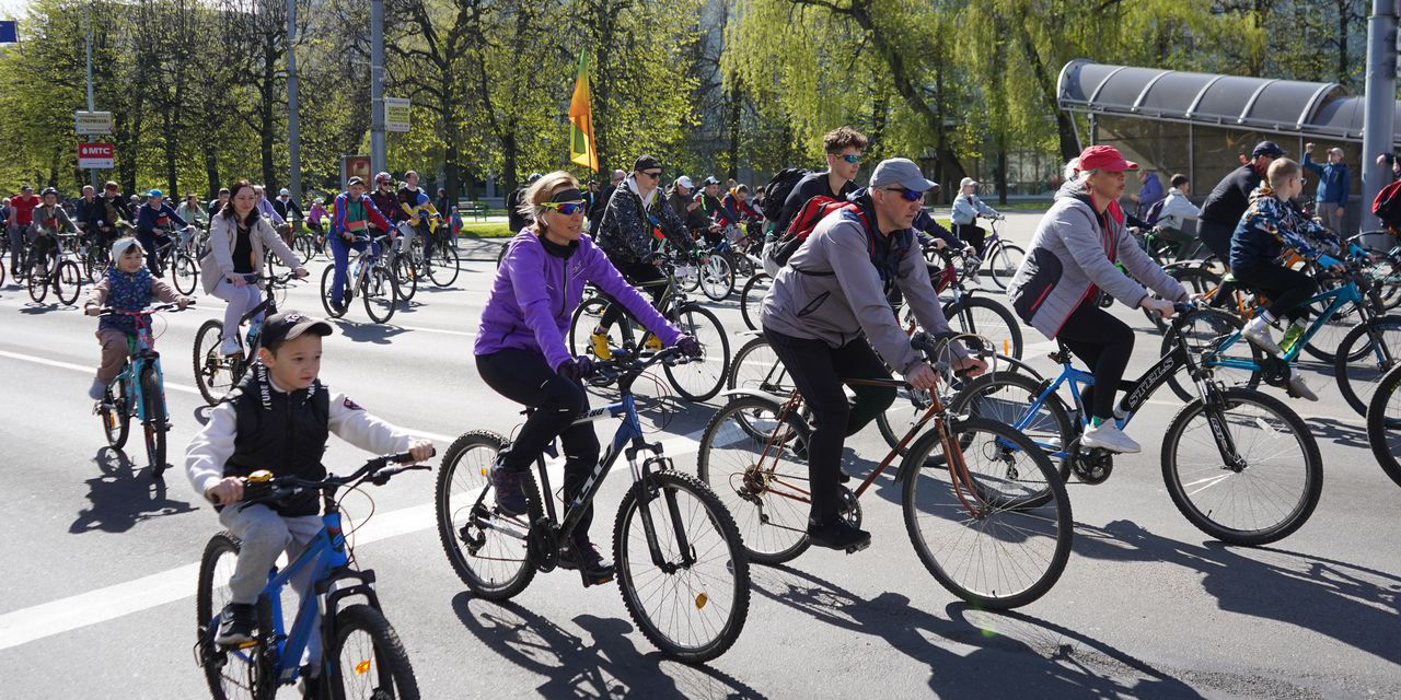 Более 7 тыс. человек стали участниками велопробега в Могилеве 