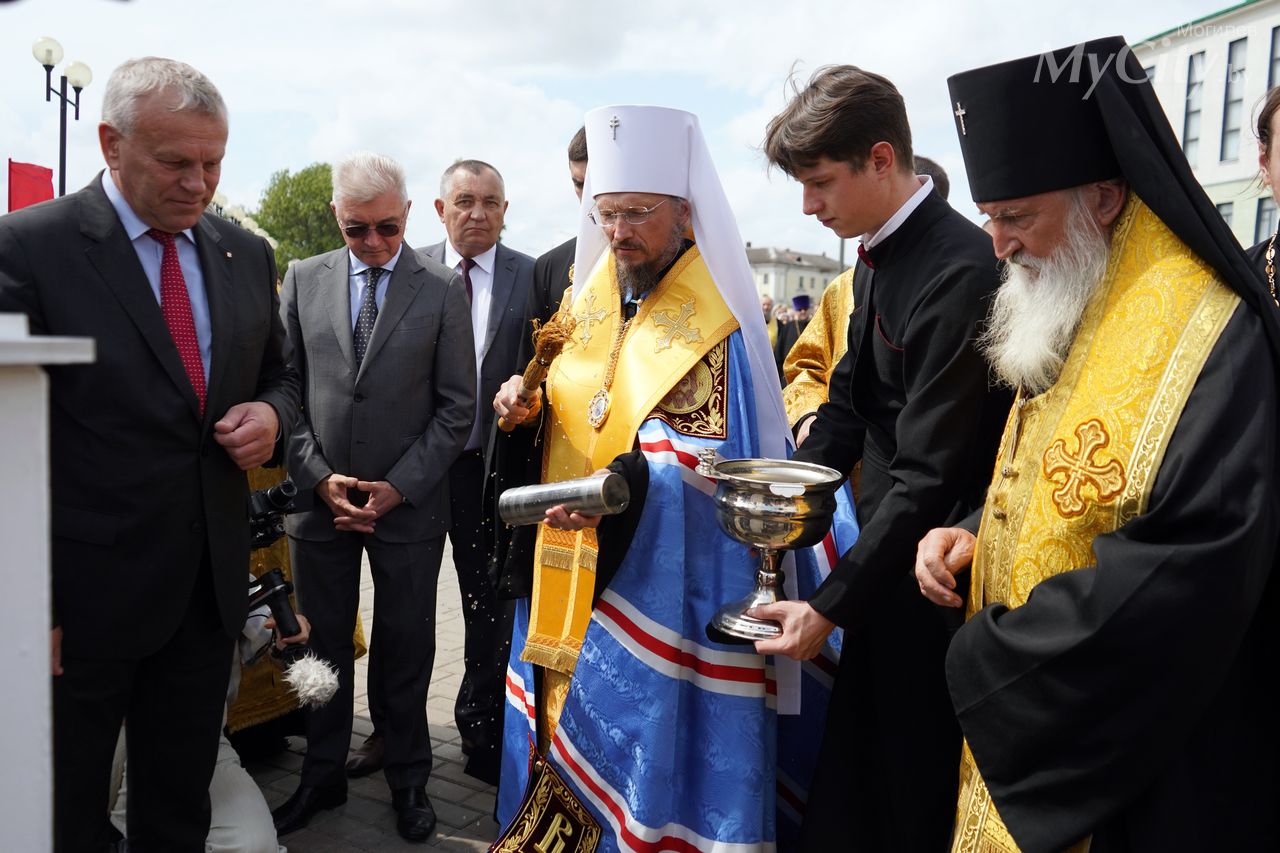 В Могилеве заложили капсулу в основание будущего памятника святителю Георгию Конисскому