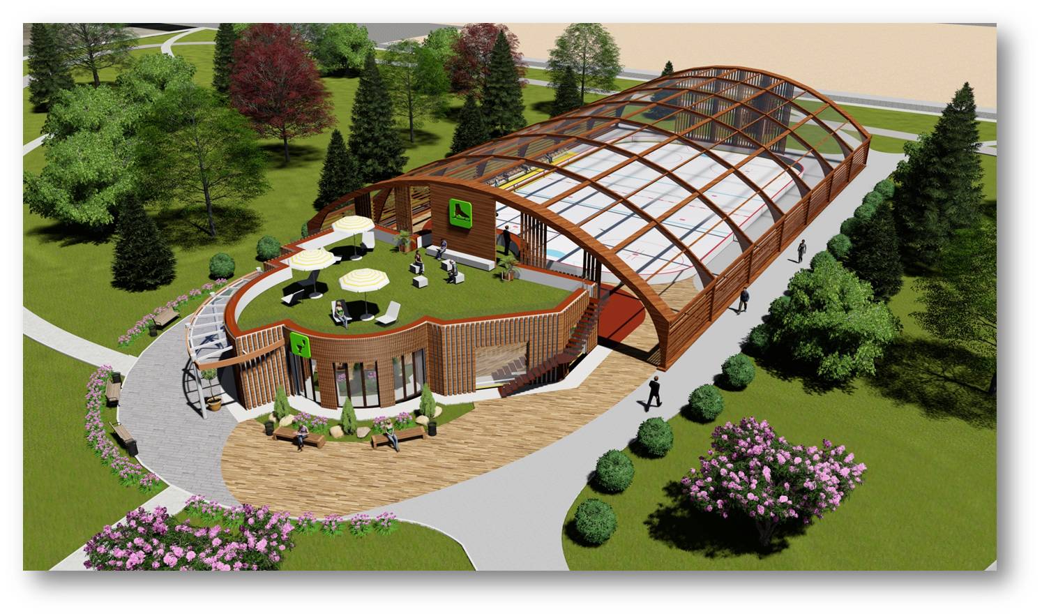 Каток с искусственным покрытием планируют построить в могилевском парке в Подниколье в 2020 году