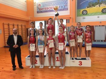 Могилевские спортсмены завоевали «серебро» на первенстве  Беларуси по прыжкам на батуте
