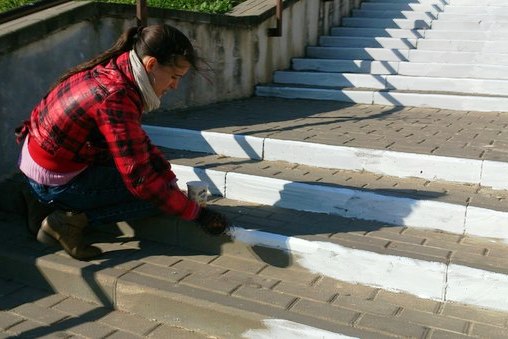 В Могилёве создают арт-лестницу