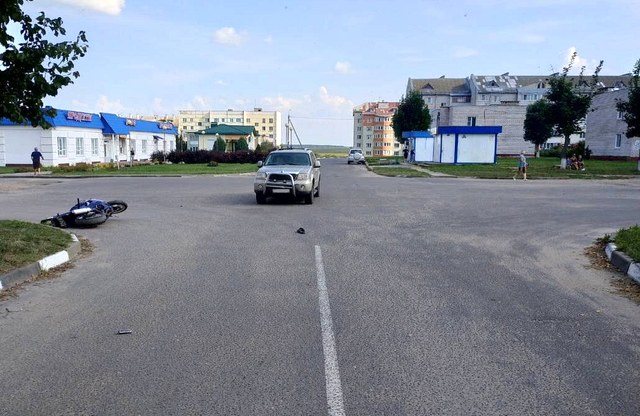 Мотоциклист из Могилёва попал в аварию в Могилёвском районе 