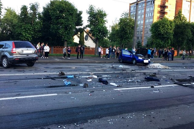  Жуткая авария в Могилёве. Погибла 59-летняя женщина