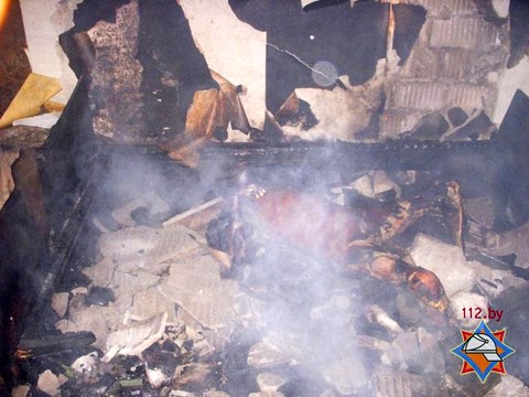 В многоквартирном доме по улице Мовчанского в Могилёве на пожаре погиб пенсионер 