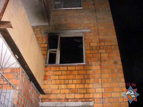 В многоквартирном доме по улице Мовчанского в Могилёве на пожаре погиб пенсионер 