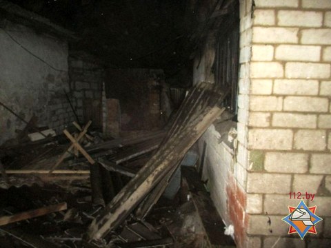 Пожар по ул. Перекопская в Могилёве: хозяин погиб, гостью удалось спасти 