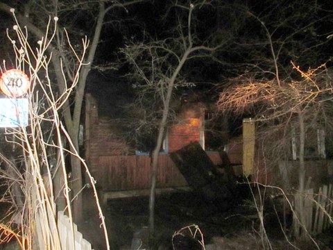  В Могилёве горел нежилой дом по ул. Котовского  