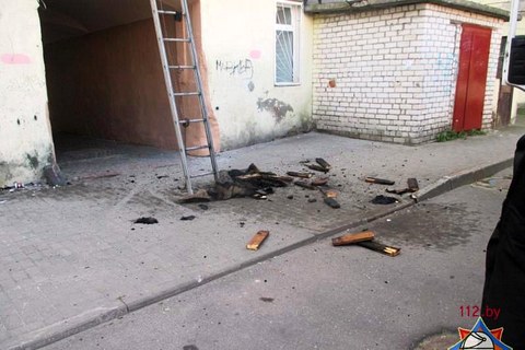 Два мужчины пострадали на пожаре в Могилёве 