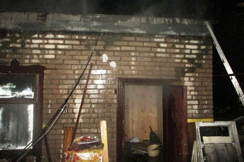 Баня на переулке Казимировском горела в Могилёве