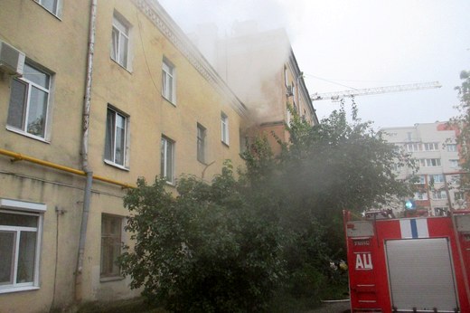В Могилёве тушили квартиру по улице Лепешинского