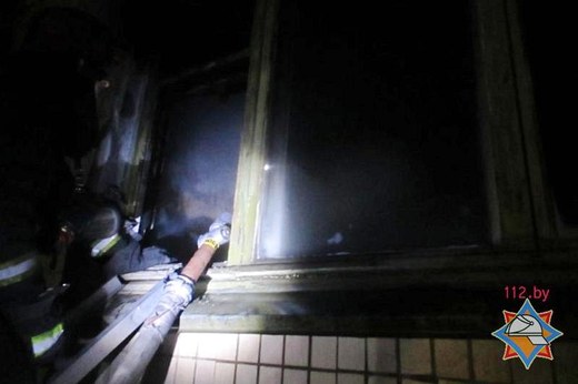  В Могилёве из-за короткого замыкания телевизора загорелась квартира 