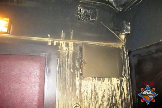  В Могилёве из-за короткого замыкания телевизора загорелась квартира 
