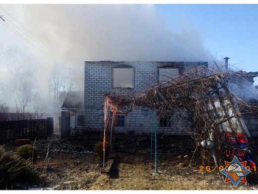 В Могилёвском районе 25 и 26 марта произошли пожары – один человек погиб