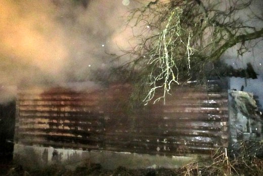 Пожар в Могилёве: горел жилой дом по улице Струшня 