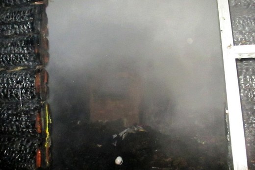 Пожар в Могилёве: горел жилой дом по улице Струшня 