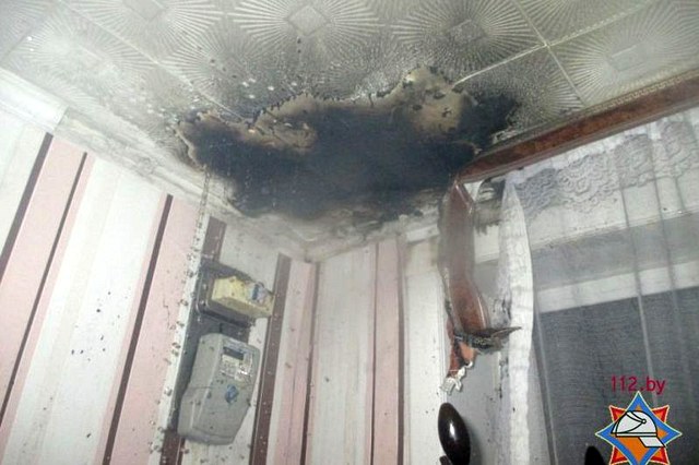  Ночью в Могилёве горел частный дом 