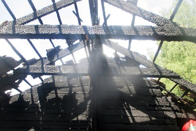 Пожар в Могилёве: гоaрел коллективный сарай