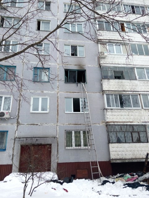 В Могилёве горела квартира. Пострадавших нет