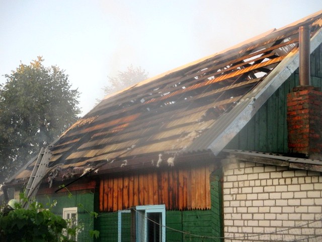  Два пожара произошли утром в Могилёве 