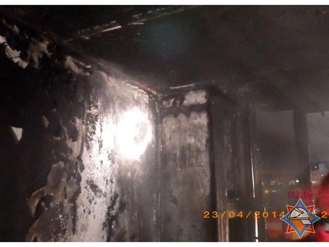 Из горящего общежития в Могилёве эвакуировали 41 человека