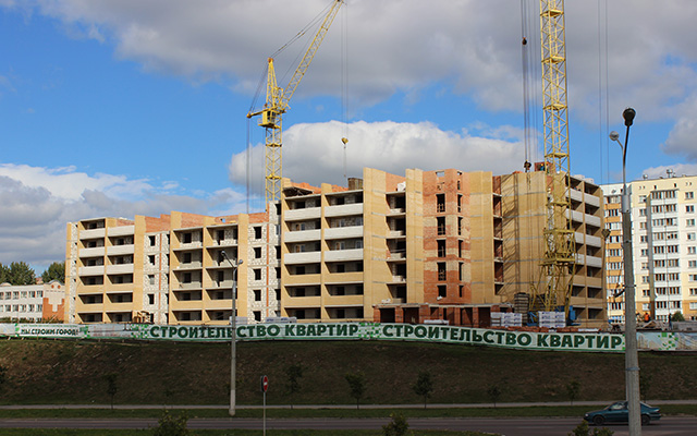 10-ти этажный жилой дом по улице Воинов-Интернационалистов в городе Витебске