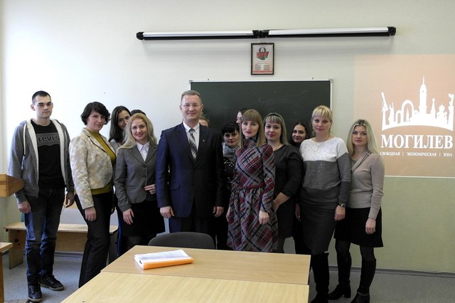 Администрация СЭЗ «Могилёв» встретилась со студентами БИПа  