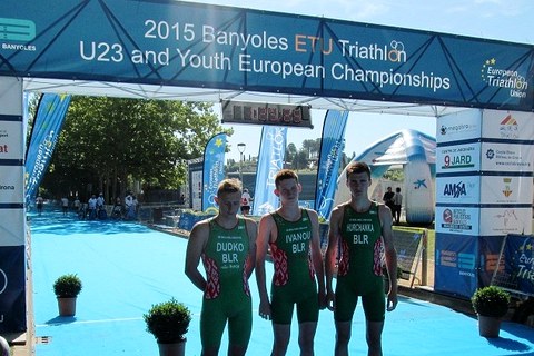 Могилёвские триатлонисты заняли 10 место на первенство Европы среди юношей 