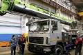 Пять 25-тонных автокранов «Зумлион-МАЗ» сделали в Могилёве. На очереди ещё восемь 