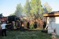 Пожар уничтожил шесть деревянных сараев в Могилёве