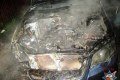 Автопожар в Могилёве: «Субару» уничтожен, «Ниссан» серьёзно пострадал
