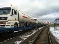 Впервые в СНГ могилёвская компания осуществила перевозку сжиженного газа по технологии «бегущее шоссе»