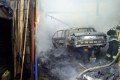 Два автомобиля сгорели в Могилёве во время пожара