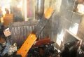 Чердак одного из частных домов загорелся в Могилёве