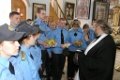 Яблочный Спас: будущие милиционеры посетили Борисо-Глебскую церковь