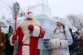 В Могилёве появилась настоящая ледяная резиденция Деда Мороза