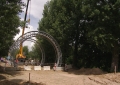 Первые арки появились на «горбатом» мосту в Могилёве