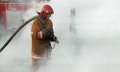 В Могилёве сегодня ночью пожарные тушили кирпичный сарай