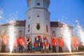 «Ночь музеев» в могилёвской ратуше: экскурсоводы в костюмах Магдебургского права и говорящий трубач Могислав 