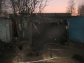 В Могилёве на улице Белинского горел гараж
