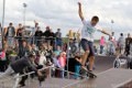 «Экстремальный» подарок: в Могилёве открыли скейт-парк и воркаут-площадку