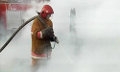 В Могилёве случился пожар в торговом павильоне по улице Крупской