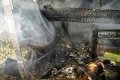 Пожар в Могилёве: сарай сгорел, дом спасли