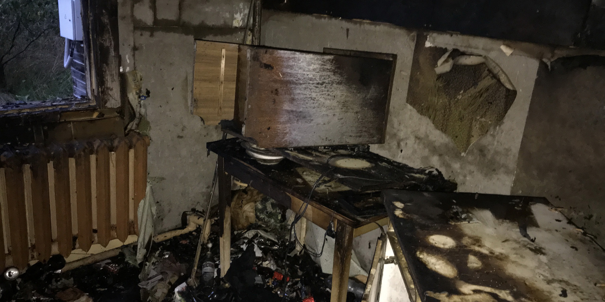 На пожаре в Могилеве спасли мужчину