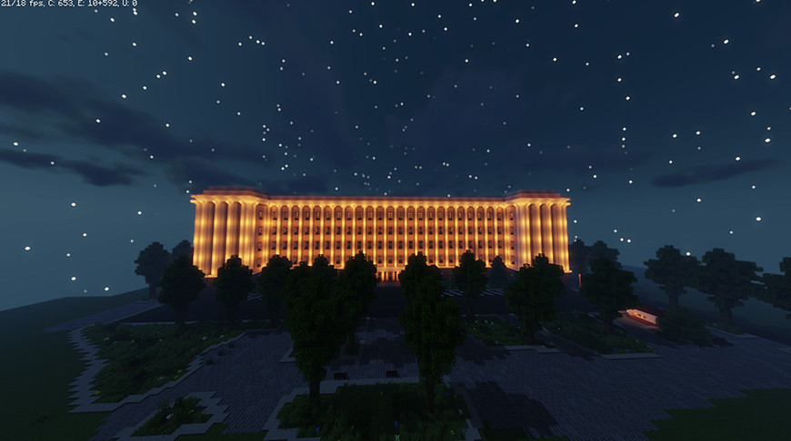 Белорусско-Российский университет появился в&nbsp;популярной компьютерной игре &laquo;Майнкрафт&raquo; 