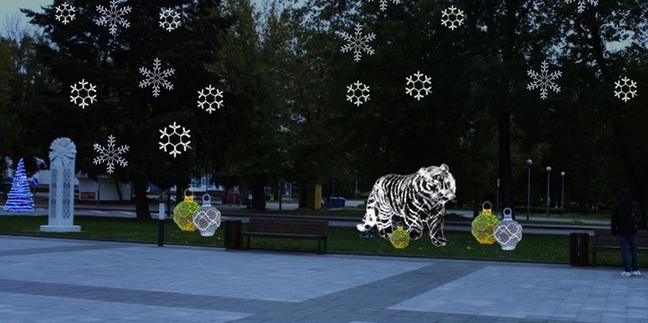 Новогоднее оформление Могилева: каким оно будет