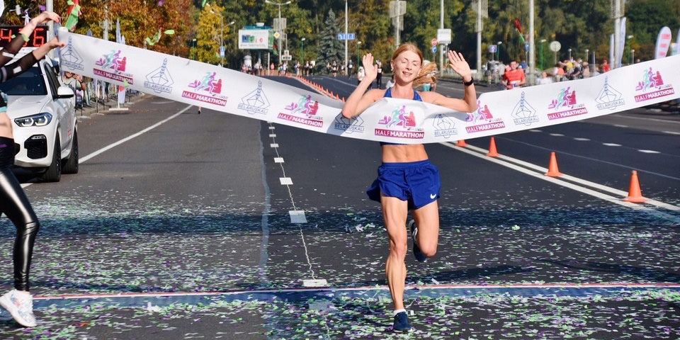 Представительницы Могилевской области выиграли Минский полумарафон