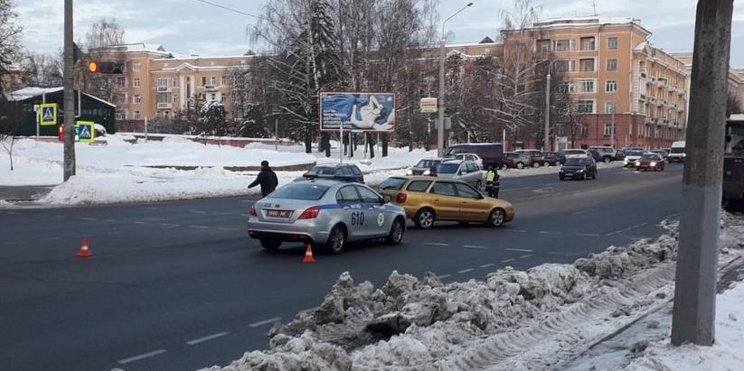 В Могилеве Citroën совершил наезд на пешехода